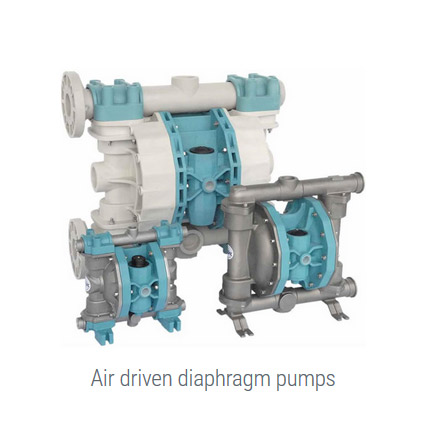 Air driven diaphragm pumps